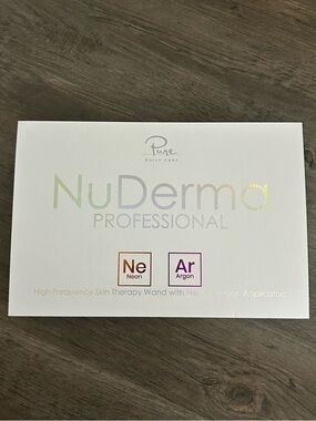 Nuderma PROFESSIONAL Neon + Argon High Frequency wand